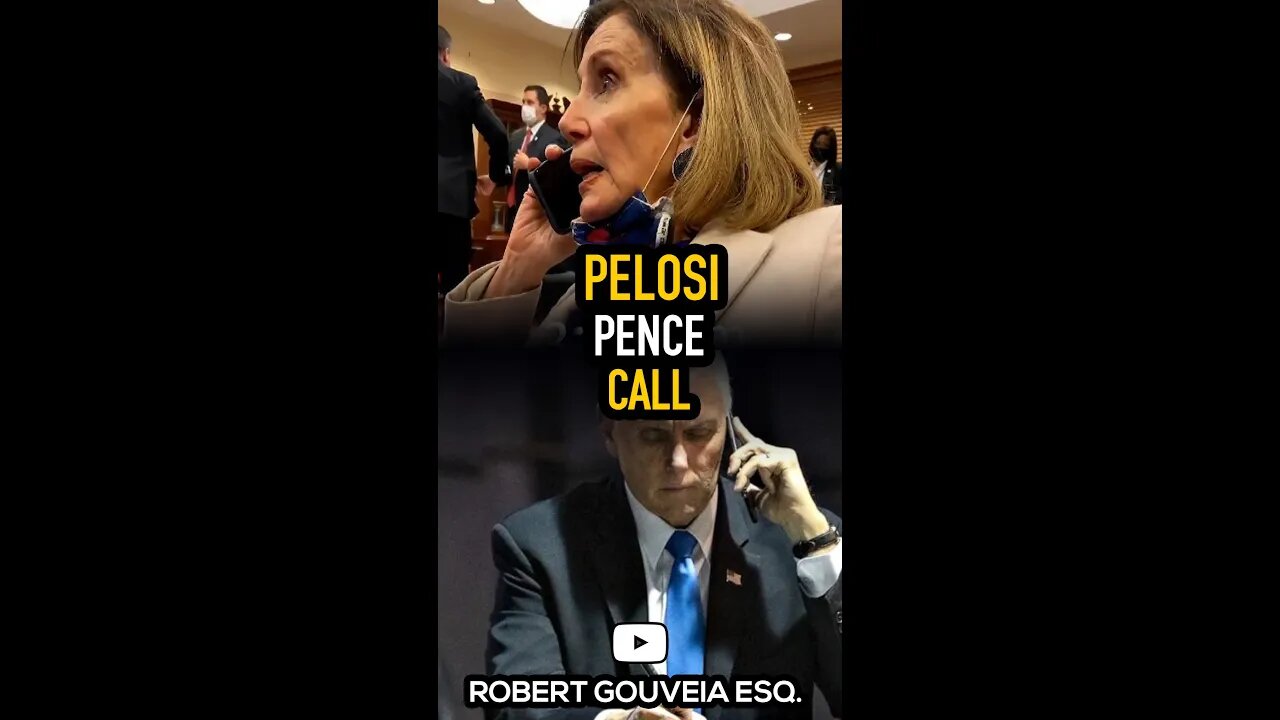 Pelosi & Pence Phone Call on J6 #shorts