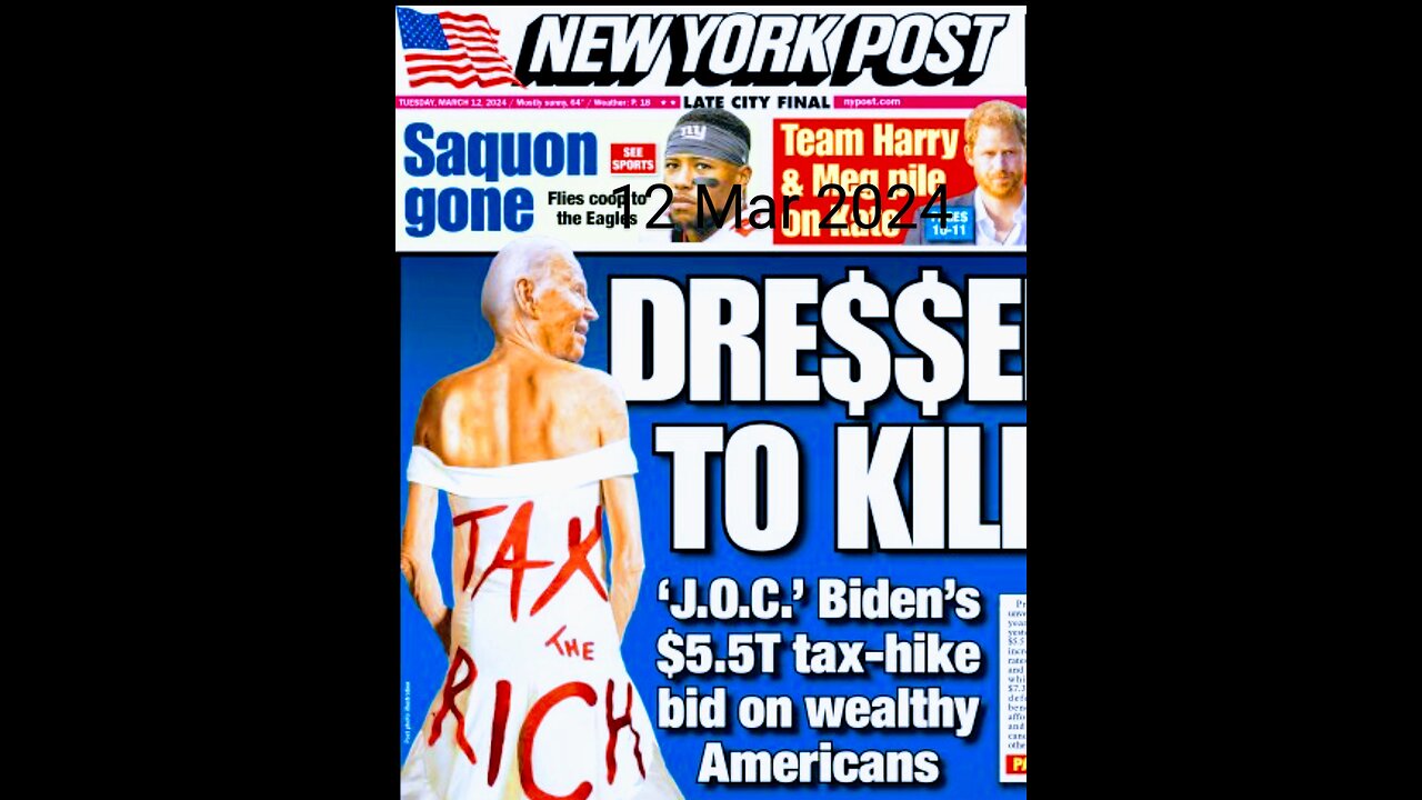 Biden - "Dressed to Kill" | FOX News Tue 12 Mar 2024