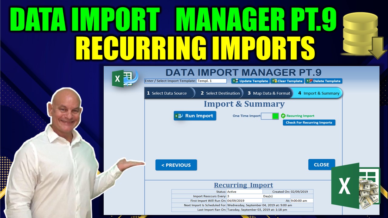 How To Create Recurring Imports & A Fading Slide Button [Import Manager #9]