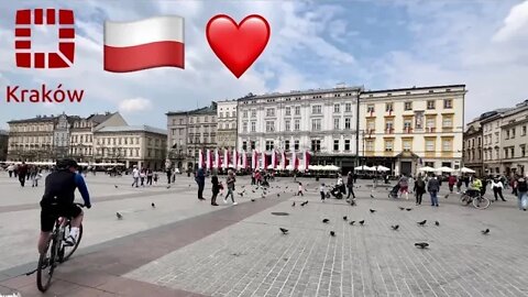 Krakow Poland City Scenes (4K) 🇵🇱