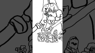 You Can't Forget Yoda! #starwars #legostarwars #drawing #yoda