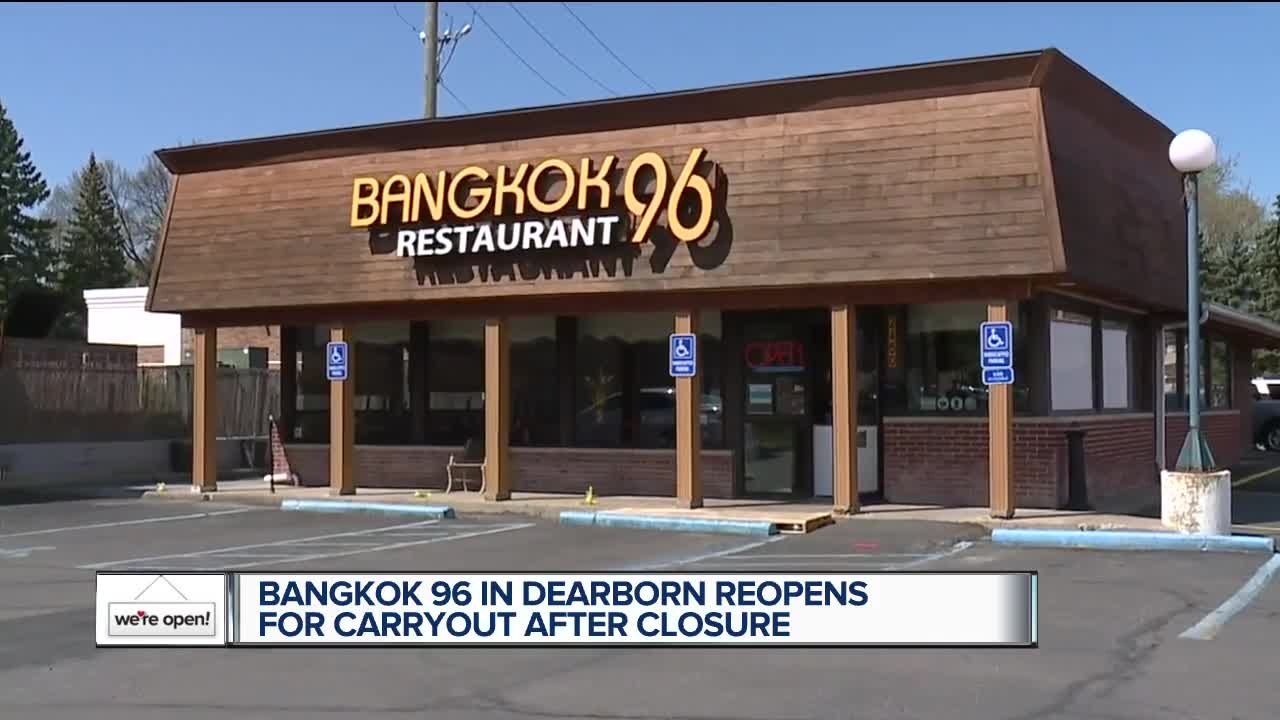 We're Open Detroit: Dearborn's Bangkok 96 offers catering style carry-out