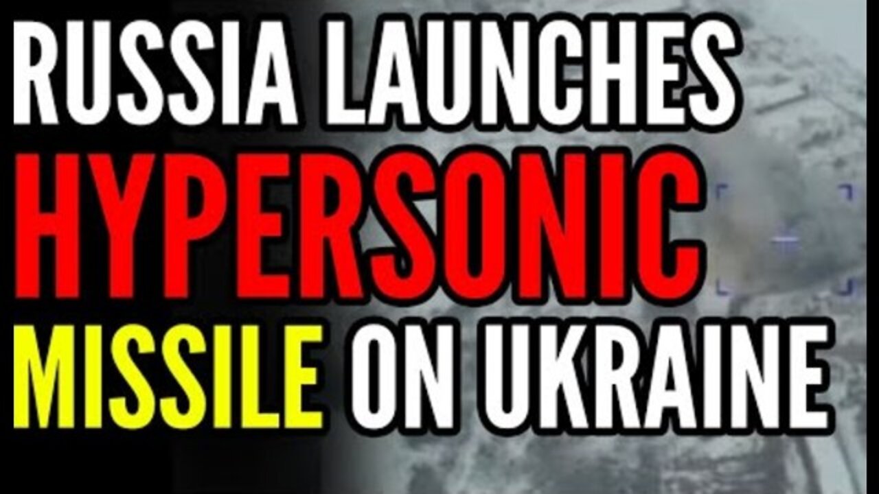 RUSSIA BOMBS UKRAINE WITH HYPERSONIC MISSILE, PUTIN HOLDS NUCLEAR EVACUATION DRILL, STARLINK DRONE..