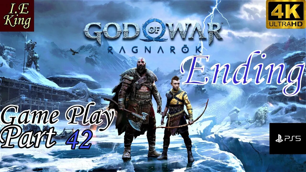 God Of War Ragnarok ❄ Walkthrough 4K60fps PS5 Full Game Part 42 & Ending