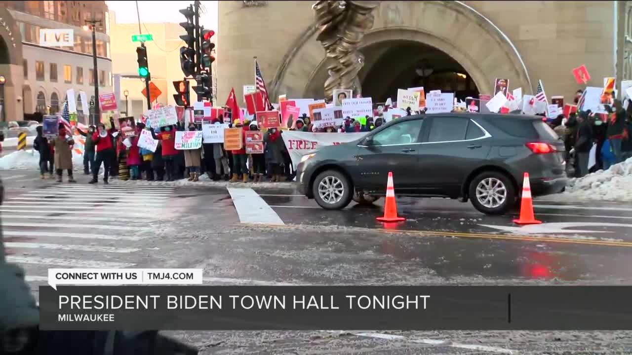 President Biden's town hall event in Milwaukee tonight