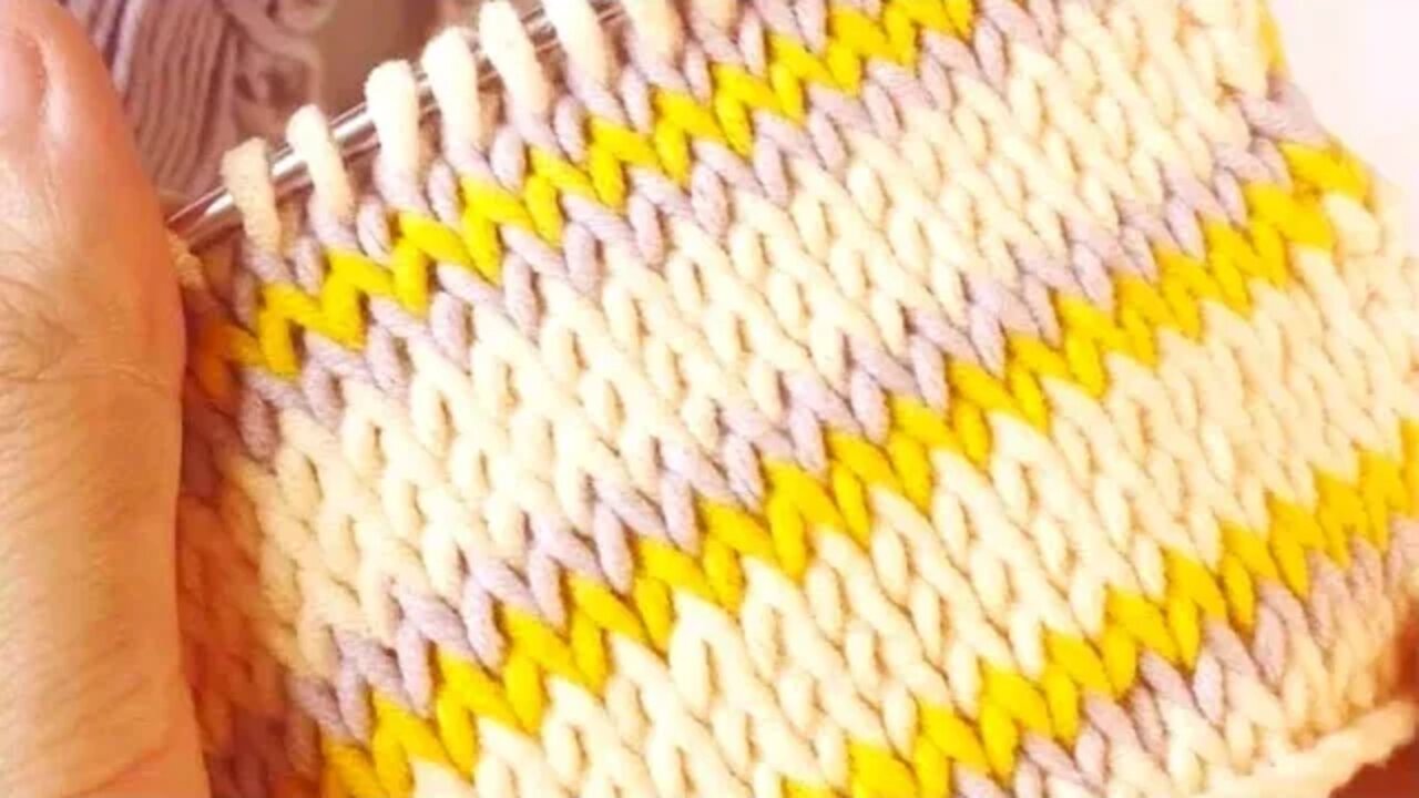 🧶Super Easy Tunisian Crochet Baby Blanket For Beginners