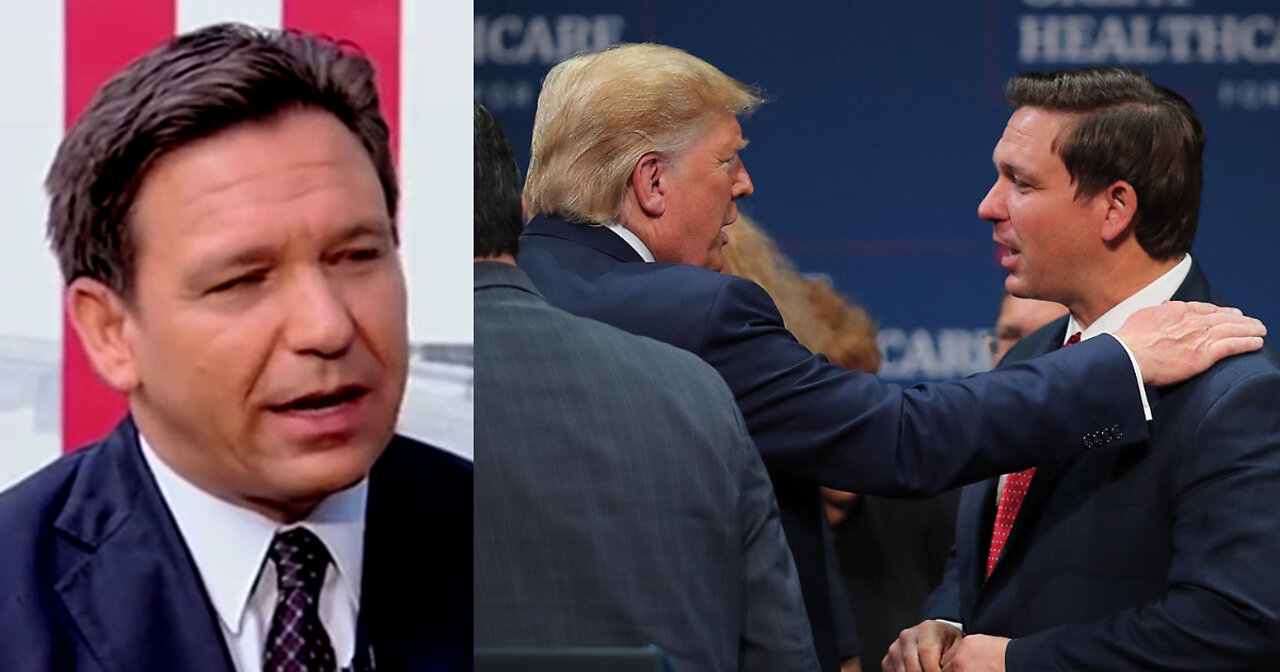 Watch DeSantis' Response When Fox Presses Him on If He Will Run Against Trump