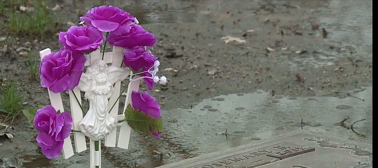 Families say Avon cemetery conditions still appalling, graves submerged in water