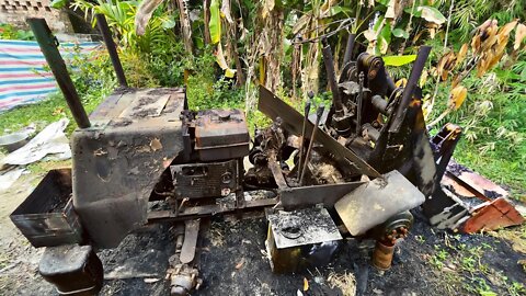 Restoration Burned Excavator | Rescue and Restore Burnt Wheel Loader at Construction Site