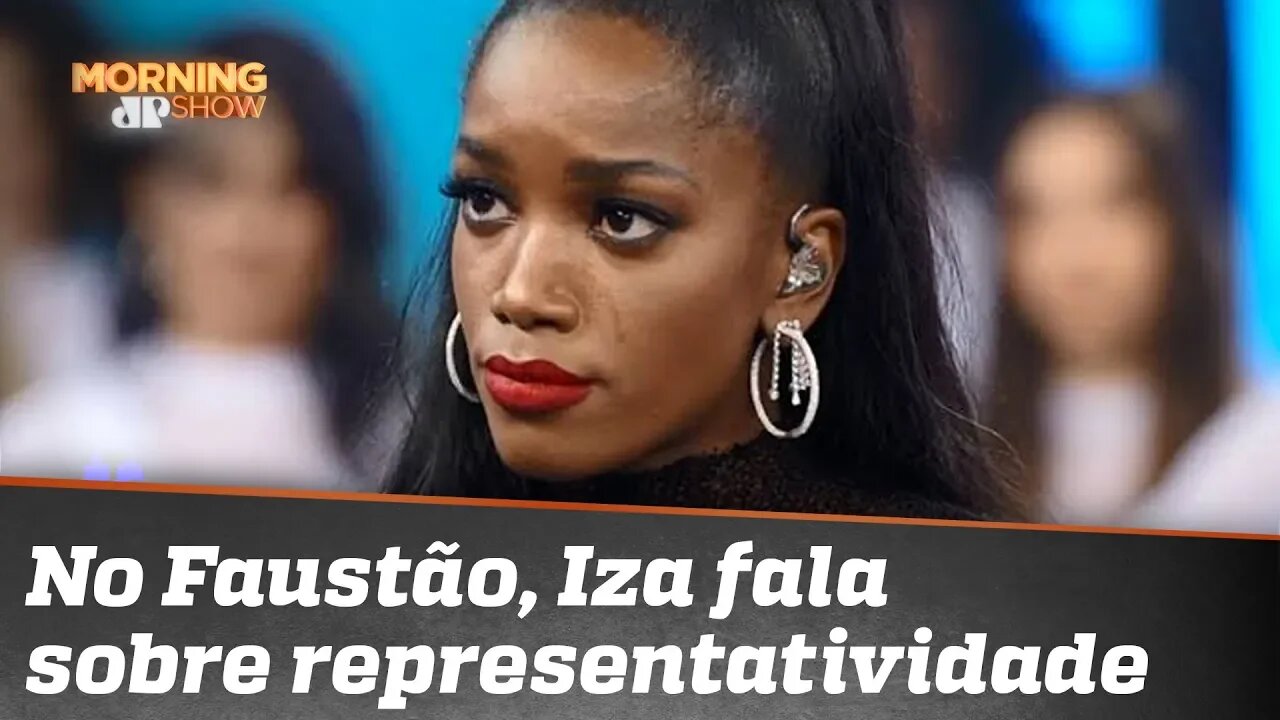 Só falou verdades — ou não? No Faustão, Iza discorre sobre meritocracia e representatividade