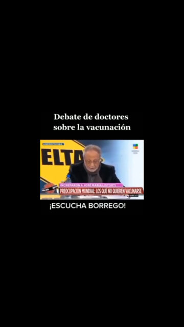 Debate de doctores sobre la vacunación.