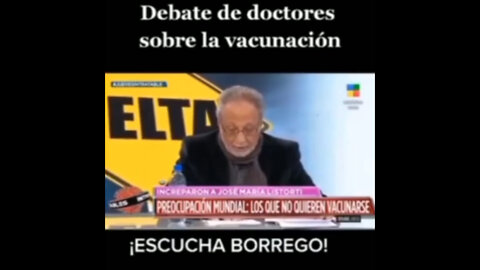Debate de doctores sobre la vacunación.