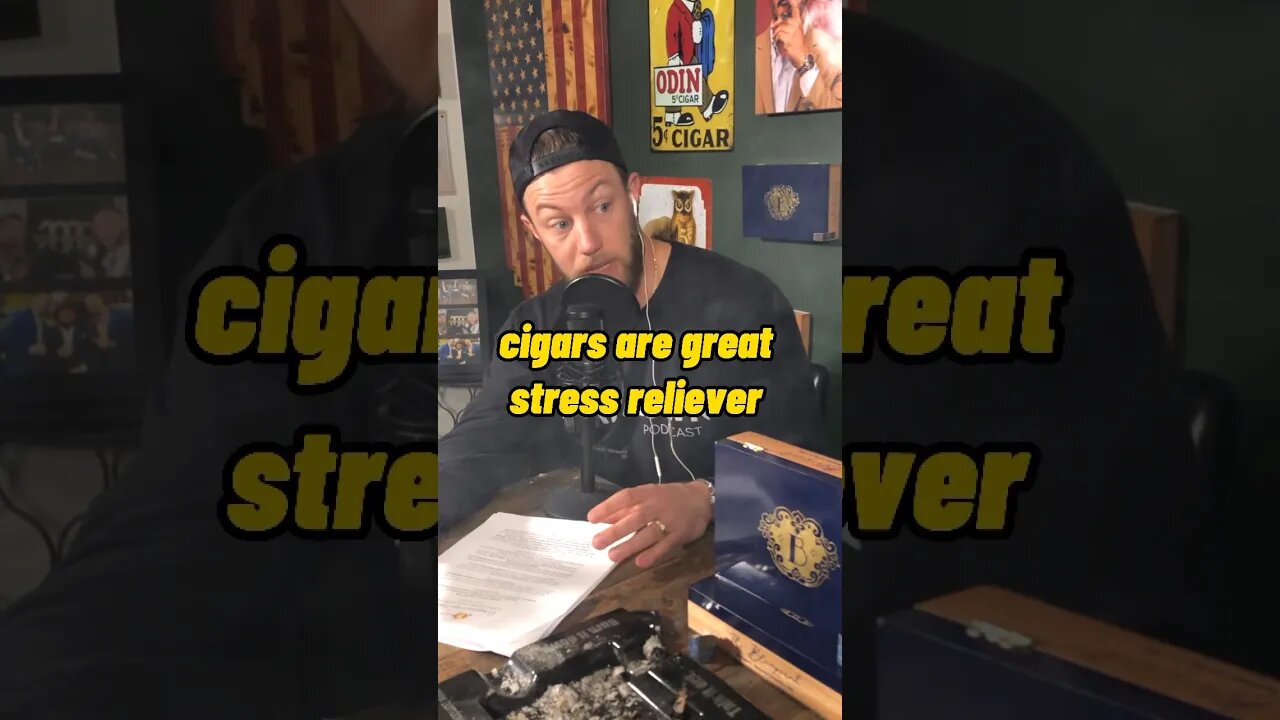 How to REDUCE STRESS with cigars! #shorts #stressrelief #stress #cigars