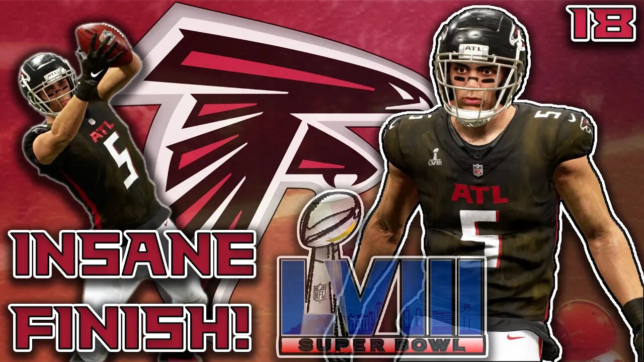 GREATEST SUPER BOWL EVER! | Madden 23 Gameplay | Falcons Franchise Y2 Super Bowl LVIII vs Browns