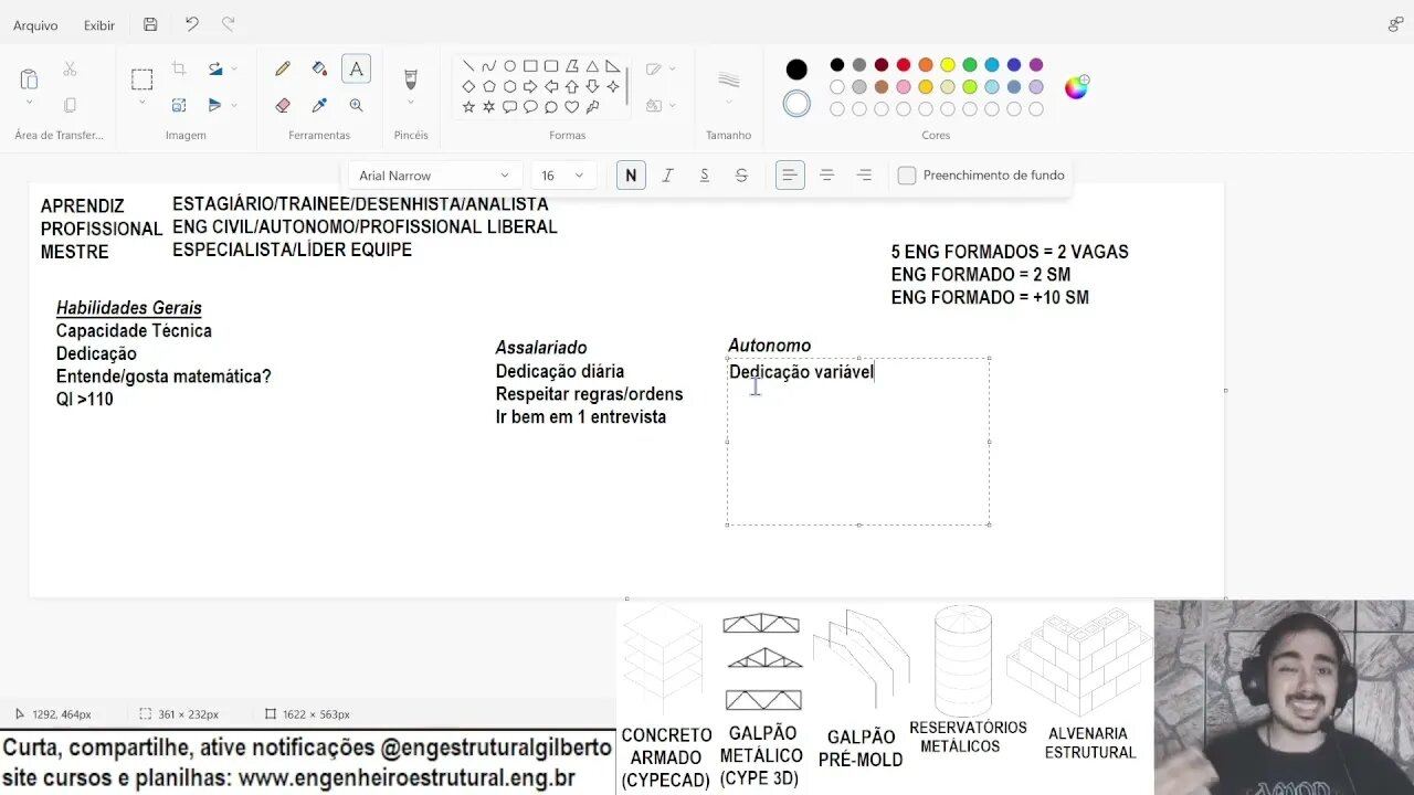Compensa trabalhar como eng de estruturas Eng Estrutural