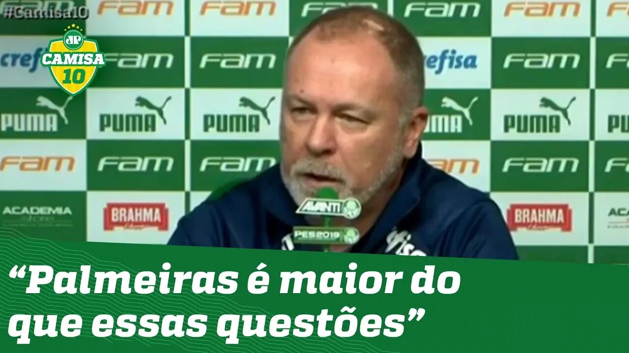 E o ÓDIO da torcida? OLHA o que Mano Menezes falou na apresentação ao Palmeiras!