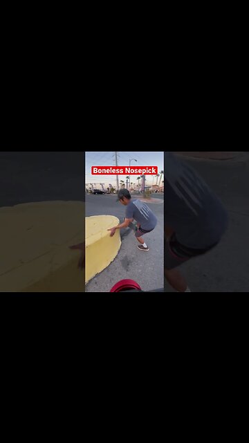 Boneless nosepick a tall ledge #streetskateboarding #streetskating #streetskate #streetskater
