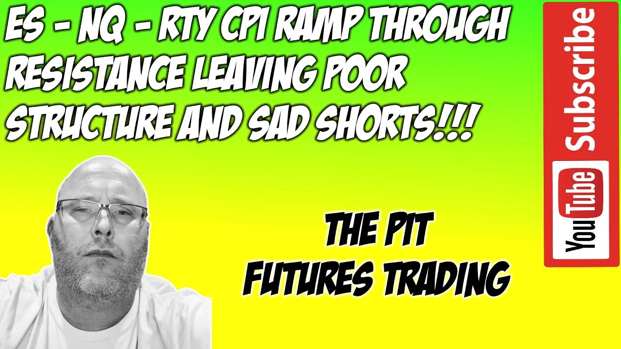 CPI Ramp Poor Structure Bid Markets - GLOBEX Trade Plan - The Pit Futures Trading