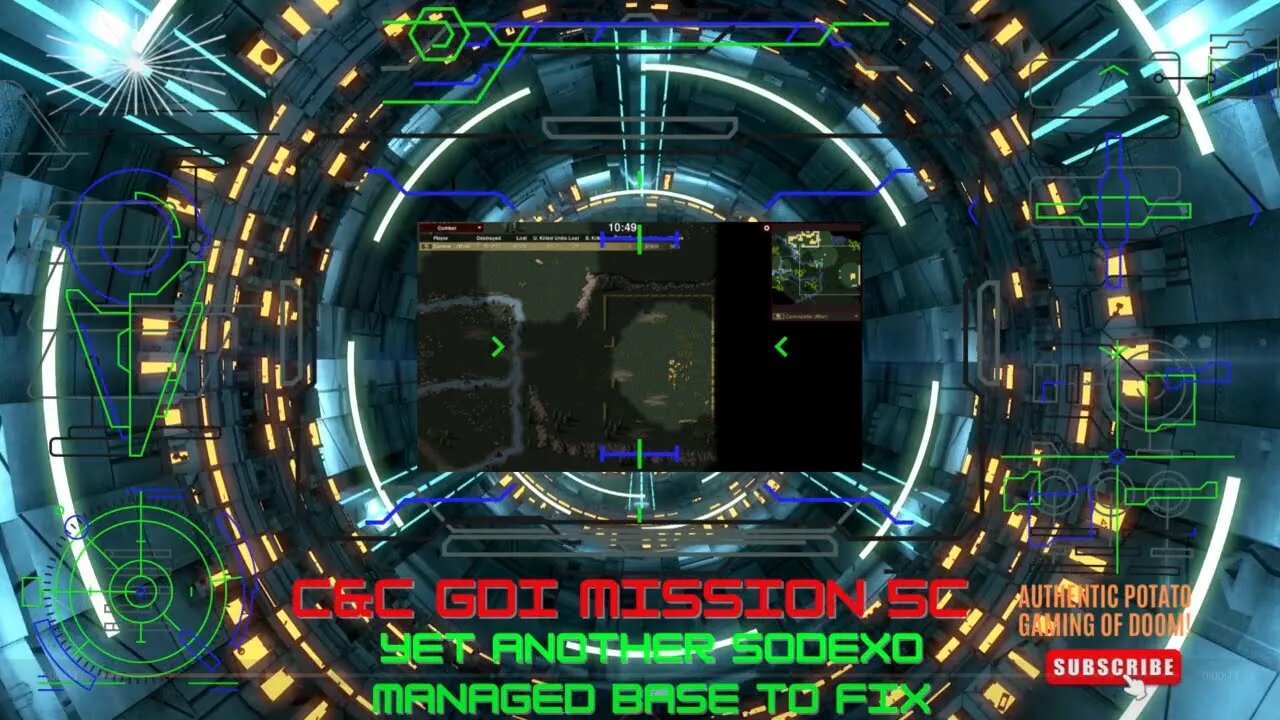 OpenRA Tiberian Dawn; GDI mission 5c: yet another Sodexo managed base to fix... & uproot Nod's base.