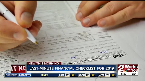 Last-minute financial checklist for 2019