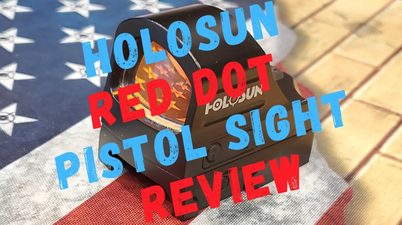 HOLOSUN HS407A3 | BEST BUDGET RED DOT PISTOL SIGHT!