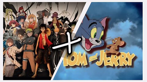 Tom and Jerry and Anime Crossover 😍😎 #anime #tomandjerry #viral #fyp #fyppagege #