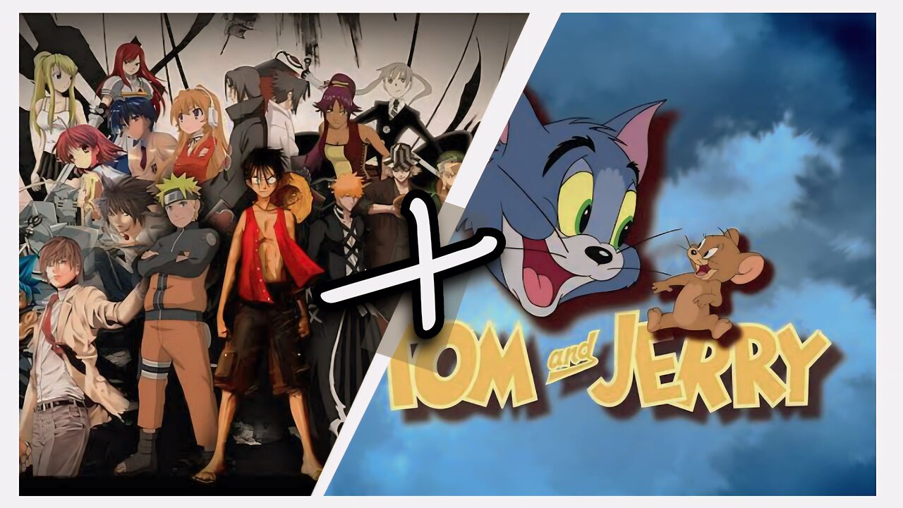 Tom and Jerry and Anime Crossover 😍😎 #anime #tomandjerry #viral #fyp #fyppagege #