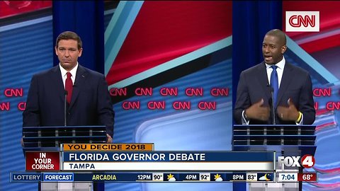 DeSantis, Gillum debate Trump and more in Florida debate