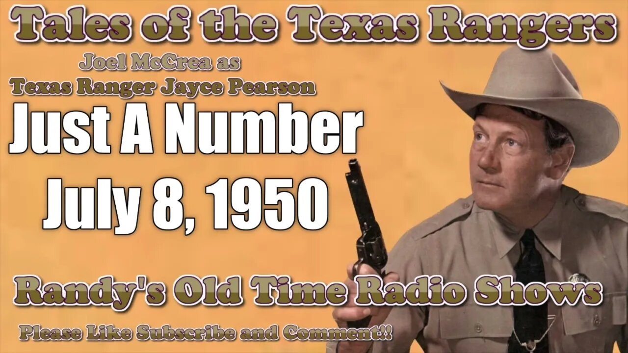 Tales of the Texas Rangers 001 Just A Number July 8, 1950