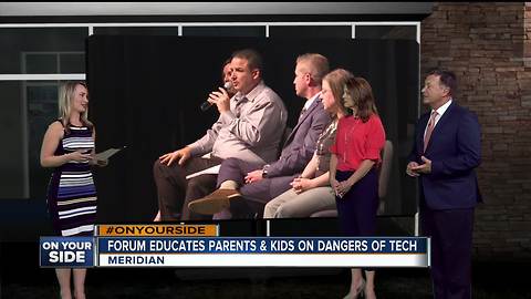 Meridian Middle School hosts technology awareness forum