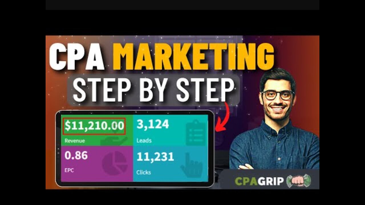 CPA marketing step by step make $11,000 a month with cheap paid ads