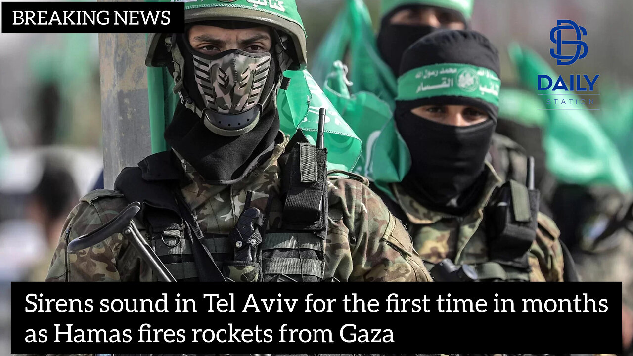 Sirens sound in Tel Aviv for the first time in months as Hamas fires rockets from Gaza|latest news|