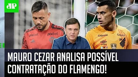 "Eu TENHO DÚVIDAS se o goleiro Santos..." Mauro Cezar ANALISA POSSÍVEL REFORÇO do Flamengo!