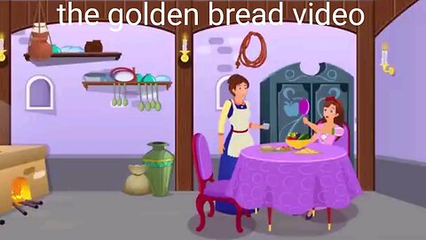 The golden bread beautiful for kides