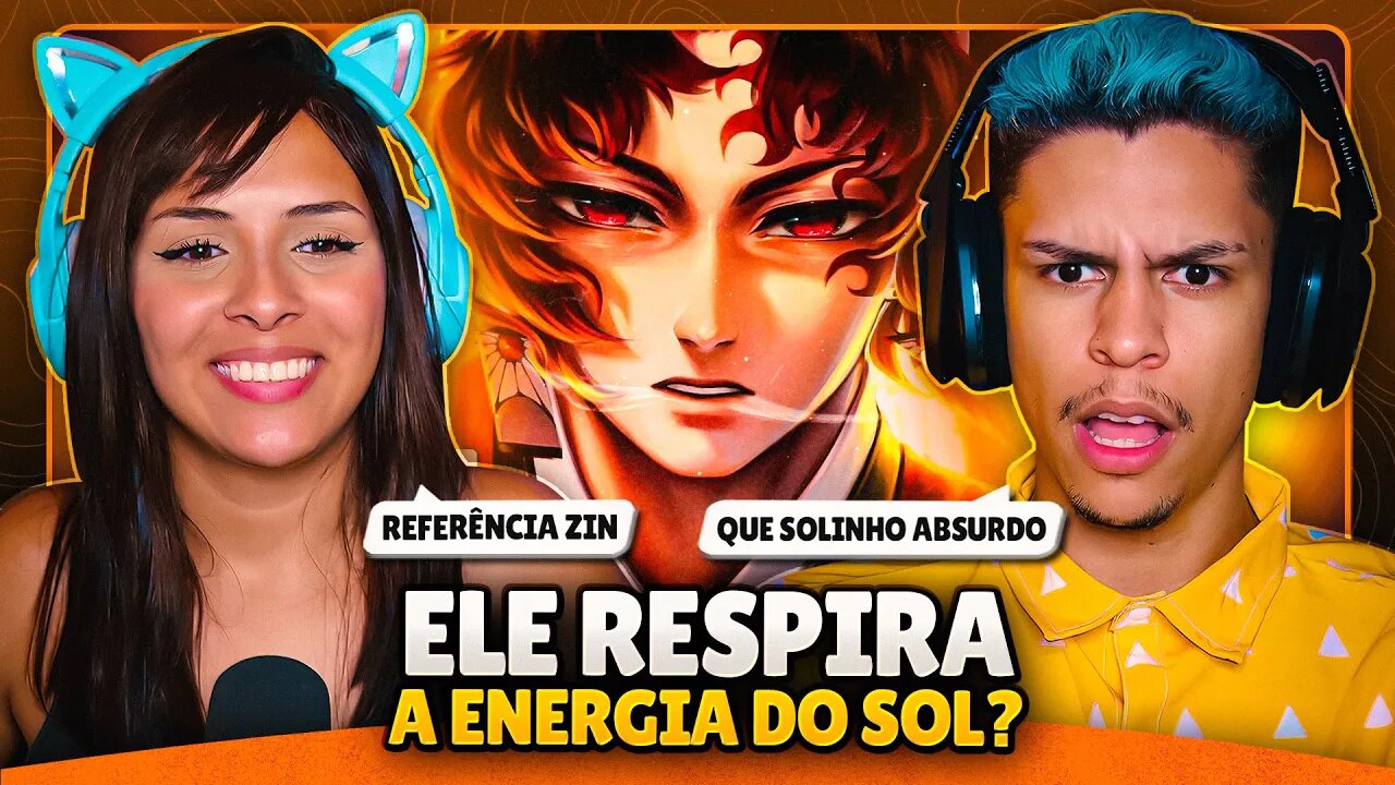 M4RKIM - Yoriichi (Kimetsu no Yaiba) - Sol Da Noite | [React em Casal] 🔥