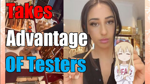 I do my make up with testers in shops Reaction😮😮