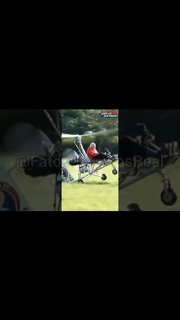 IDOSO DE 80 ANOS FAZ UM AVIÃO PARA ELE!