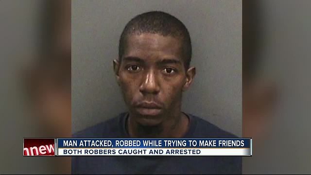 Man attacked, robbed while trying to make friends