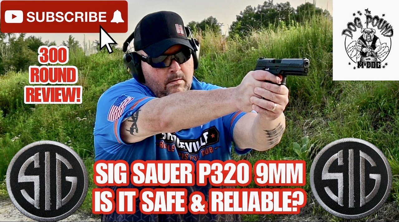 SIG SAUER P320 NITRON 9MM 300 ROUND REVIEW! IS IT SAFE & RELIABLE?