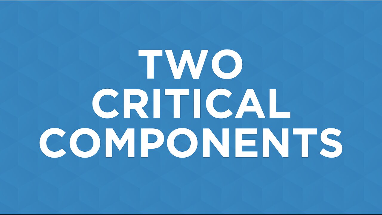 11-10-24 - Two critical components - Andrew Stensaas