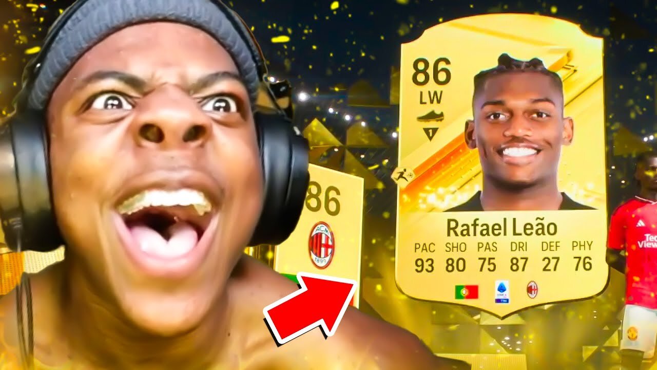 IShowSpeed's LUCKIEST FIFA 24 Pack Opening!! (RONALDO, RAFAEL LEAO)