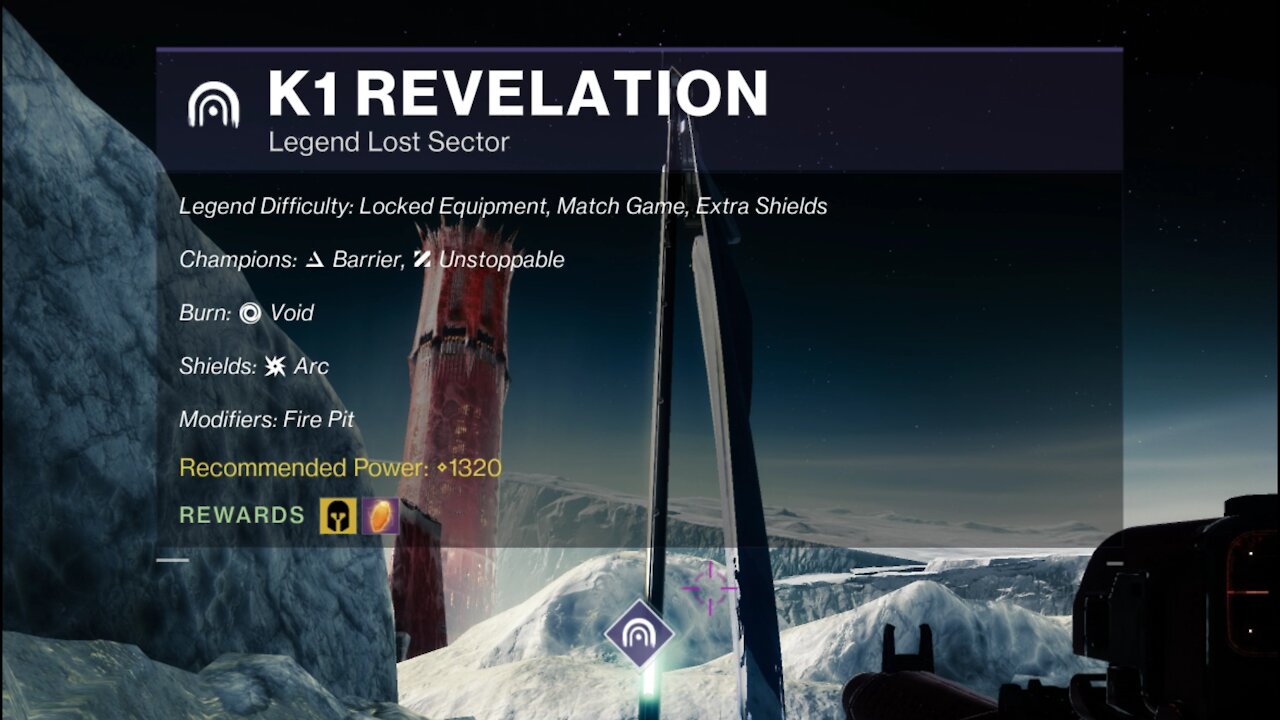 Destiny 2 Legend Lost Sector: The Moon - K1 Revelation 9-22-21