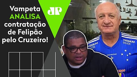 Vai dar certo? OLHA o que Vampeta achou de FELIPÃO no CRUZEIRO!