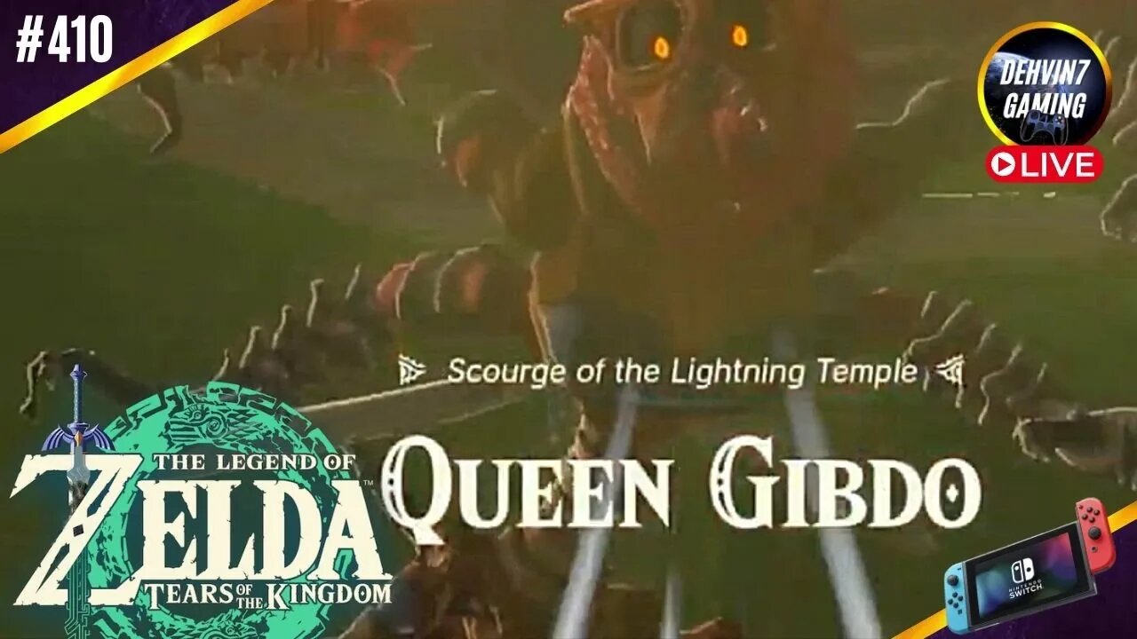 Queen Gibdo and Completing Lightning Temple with UNFORTUNATE Encounters | Zelda Tears of the Kingdom