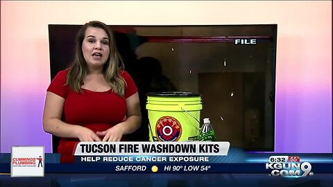 Fire safety wash kits given to fire departments in Southern Arizona