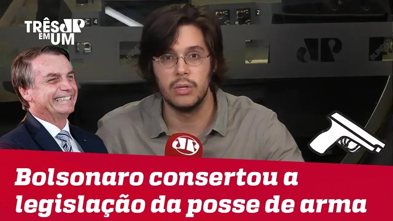 #JoelPinheiro: Bolsonaro consertou o que é a legislação da posse de arma