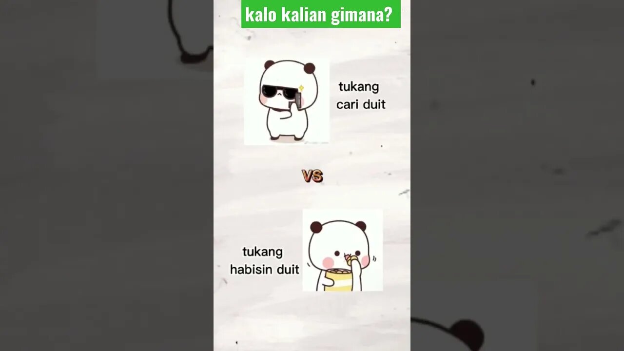 tukang cari duit vs tukang habisin duit #shorts #tvqia #fact