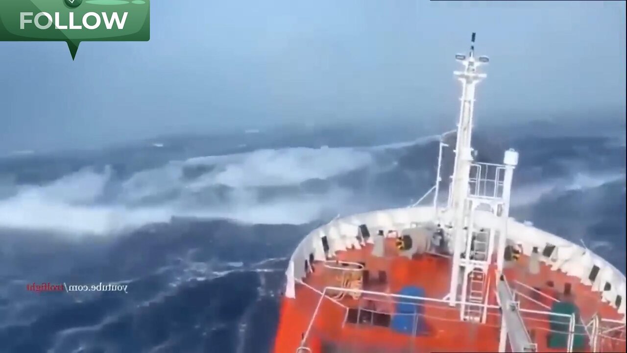 SHIPS IN STORM COMPILATION -MONSTER WAVES