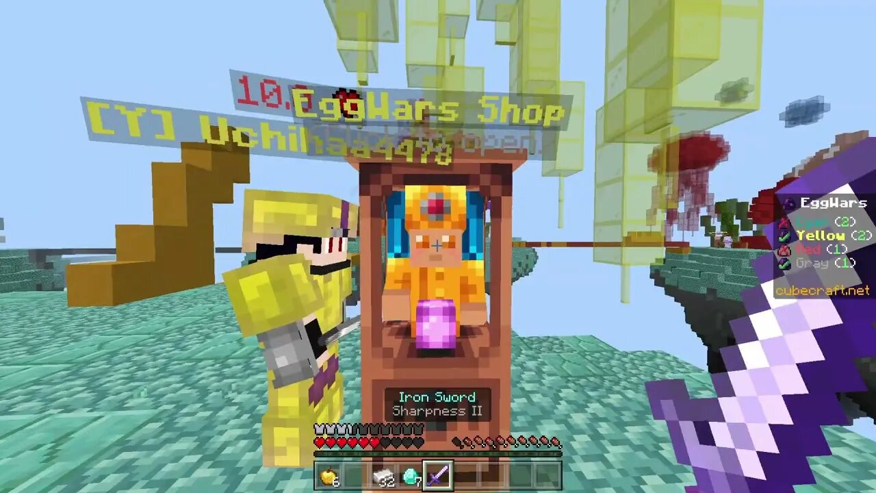 sneaky noob thought he could get away from ME in cubecraft eggwars