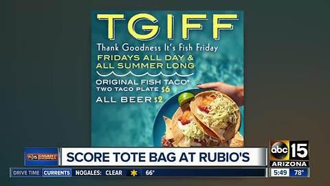 Friday freebies: Dunkin donuts opening & Rubio's taco plate!